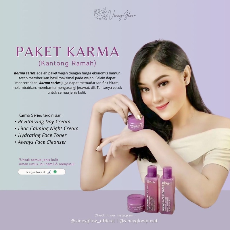 paket karma vincy glow