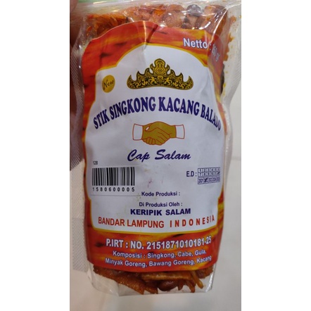 

Stik Singkong Kacang Balado cap Salam 250gr