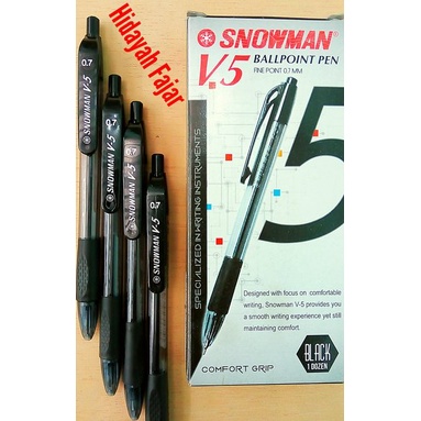 

pulpen snowman - ballpoint