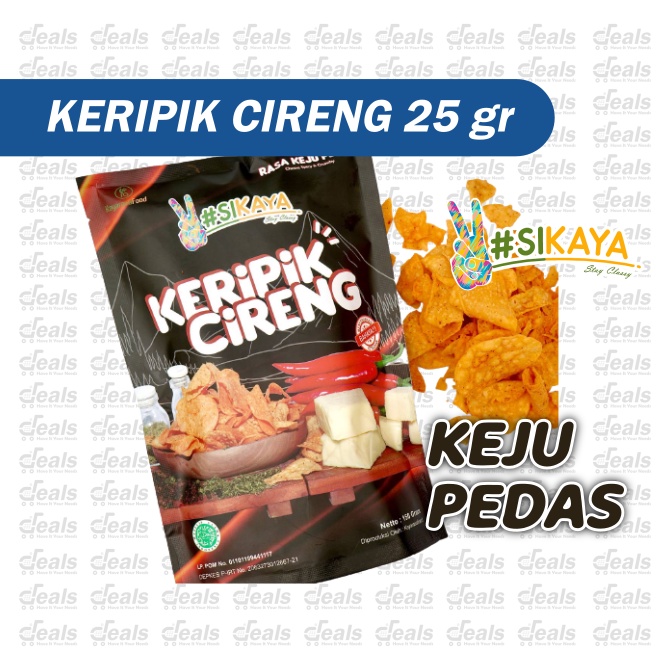 

Keripik Cireng Rasa Pedas/BBQ/Rumput Laut/Keju/Keju Pedas 55gr