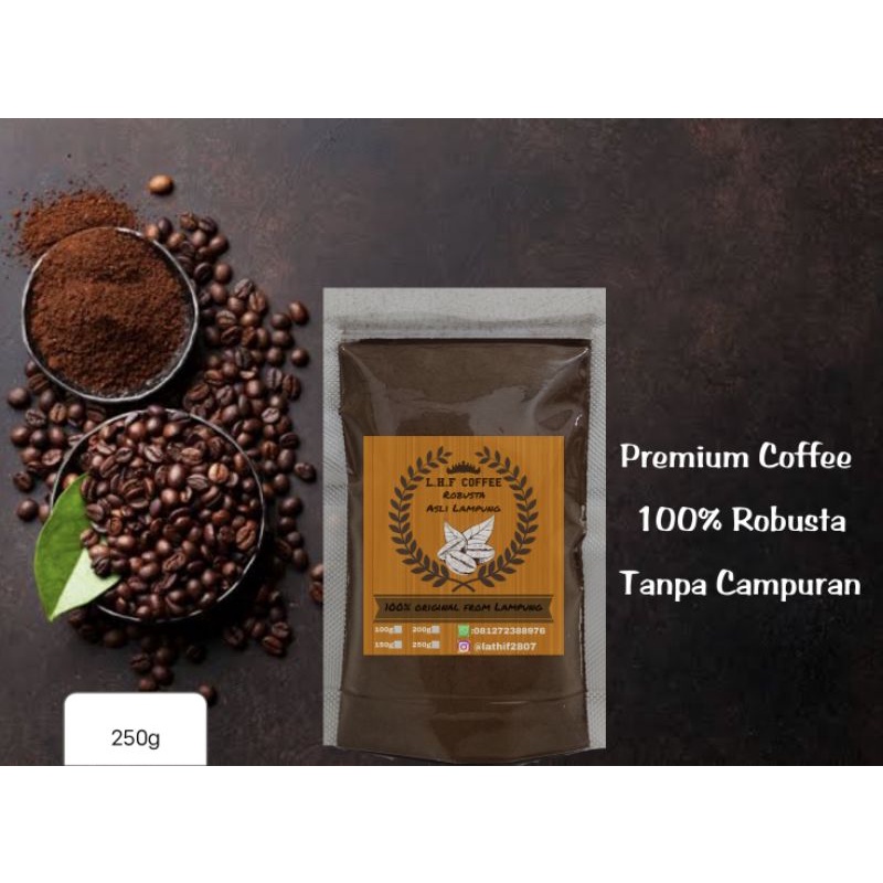 

kopi robusta asli Lampung 250g