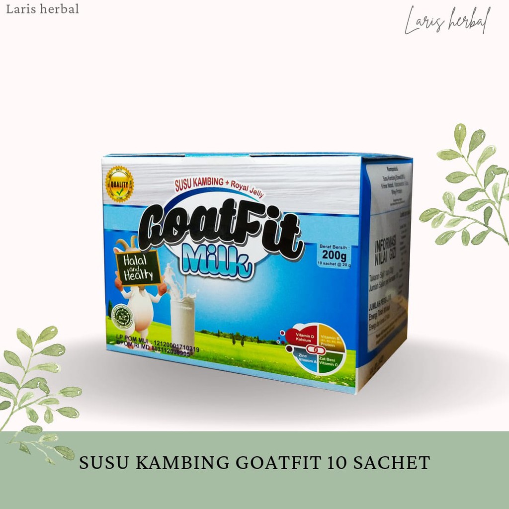 

Susu Kambing Goatfit 10 Sachet