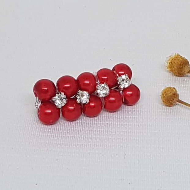Bros dagu murah I Bros mutiara I Bros permata I Bros kecil satuan-Red