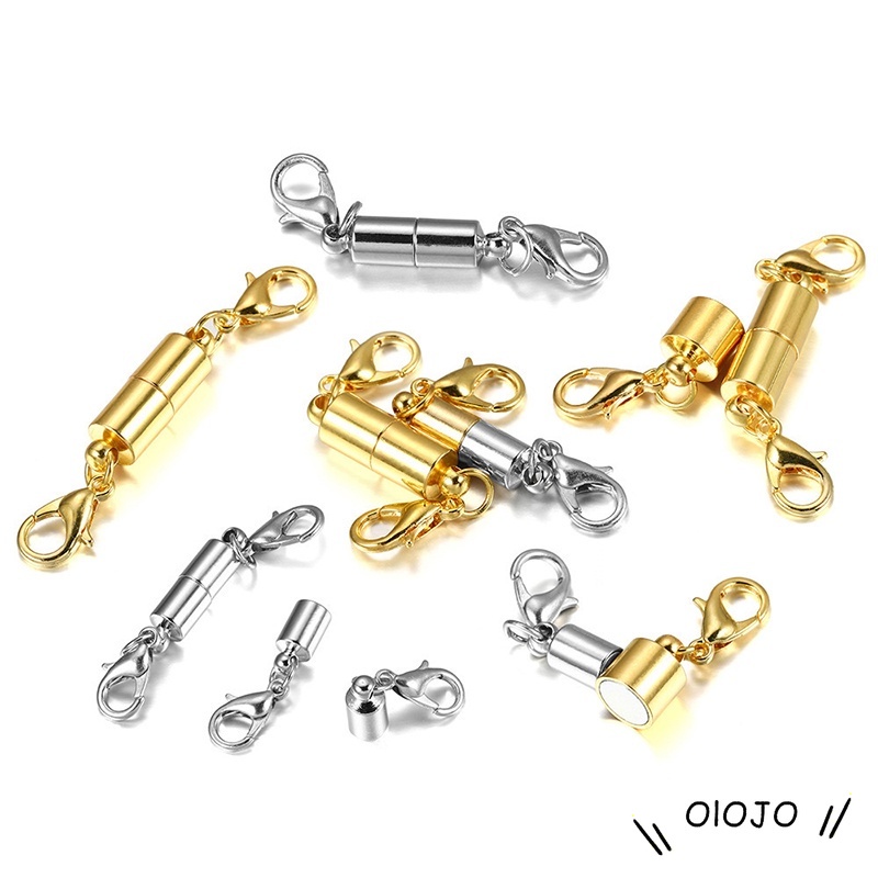 5 pcs/6 pcs Kalung Gelang Konektor Gesper Gesper Magnetik Merek Baru DIY Aksesoris Extender - ol