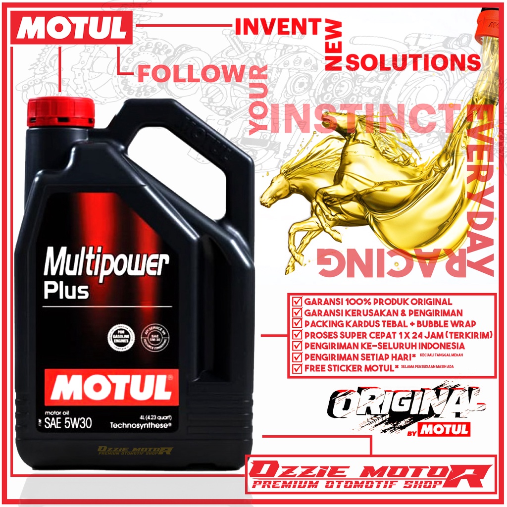 MOTUL MULTIPOWER PLUS 5W30 SN 4L ILSAC GF5