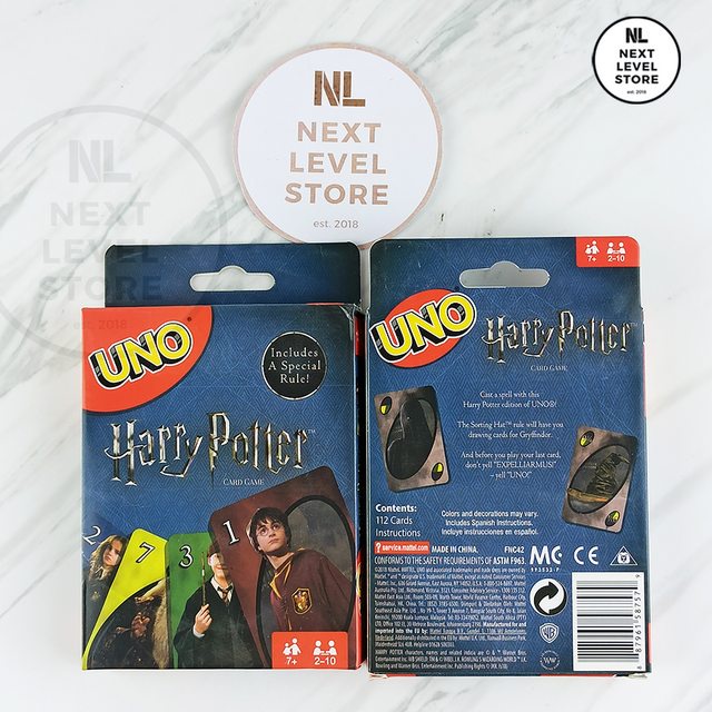 UNO Harry Potter Card Game Board Games - READY - NEW