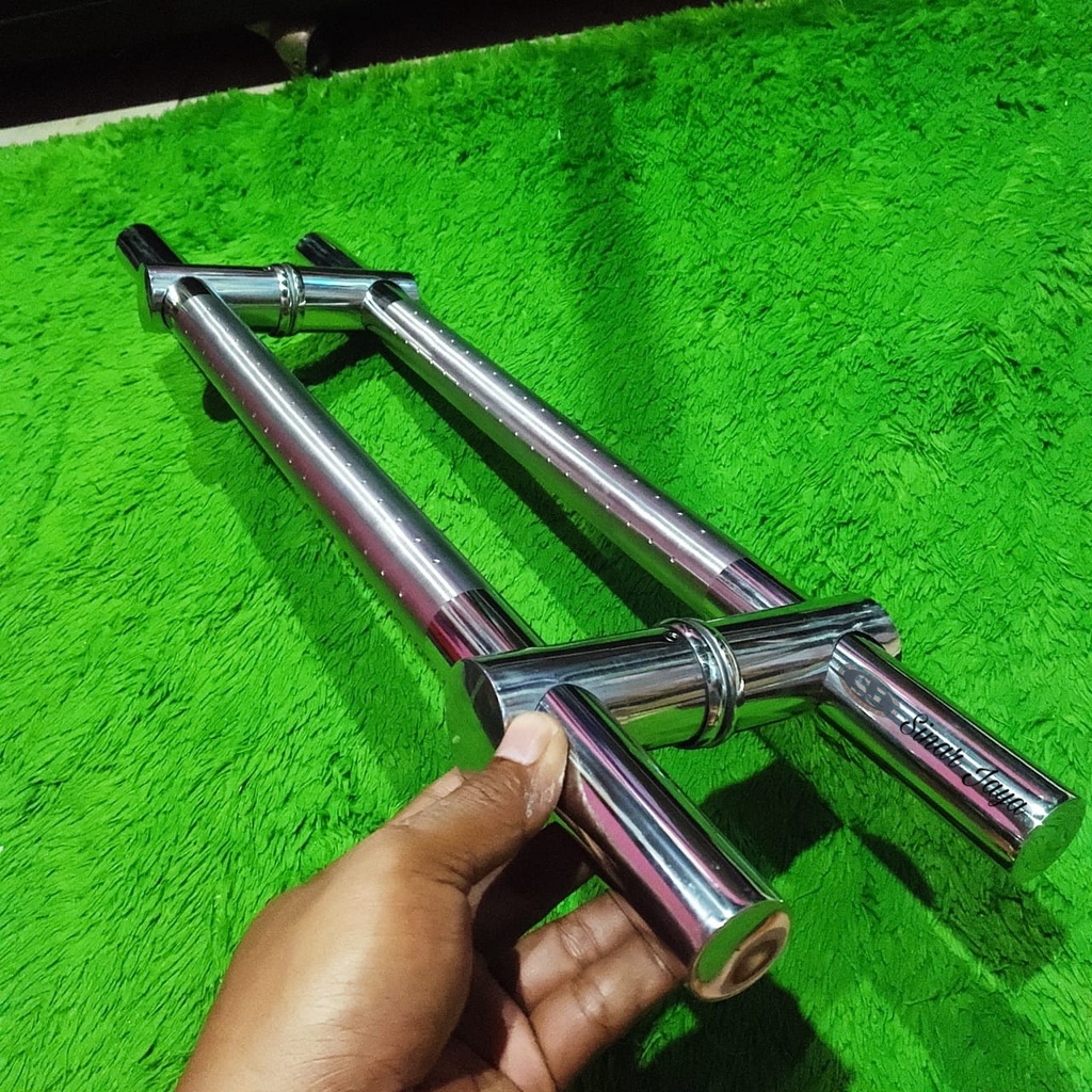 handle pintu rumah mewah 80cm gagang tarikan pintu stainless pegangan pintu minimalis model spb rintik