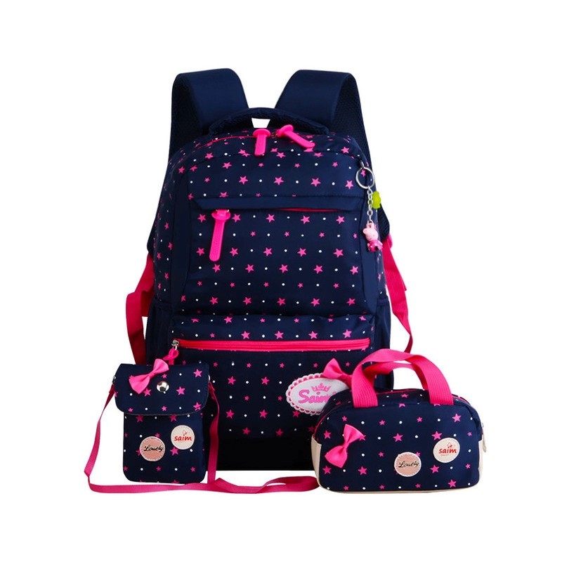 Tas Ransel Sekolah Backpack Wanita Tas Murah Ransel | Ransel Polka Bintang