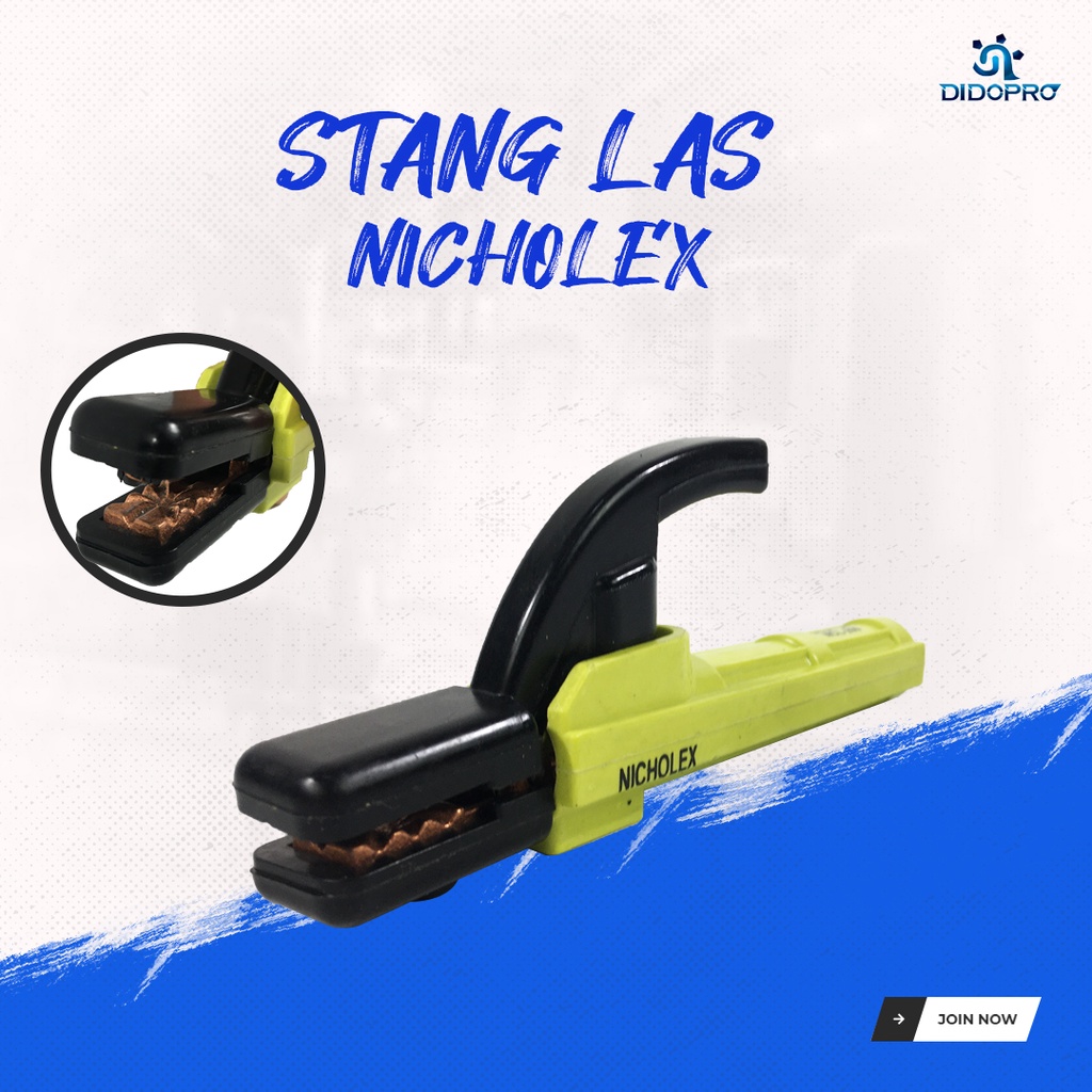 TANG LAS Welding Stang Gagang Pegangan Kawat Las Kecil 200A 200 Ampere - NICHOLEX by Prohex