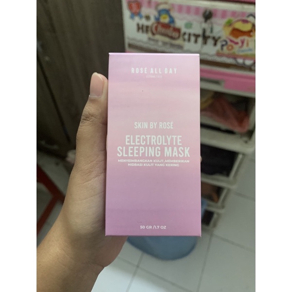 Rose All Day Electrolyte Sleeping Mask