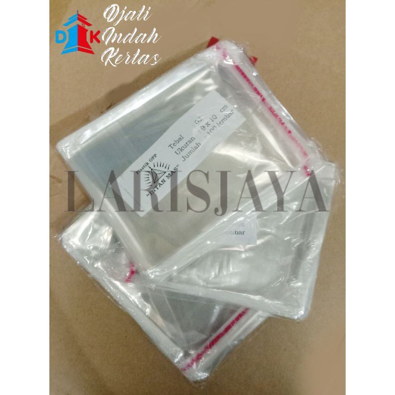 

TERBAIK!!! Plastik OPP 9 x 10 cm Seal/Lem 1000 lembar