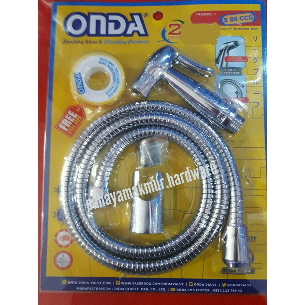 JET SHOWER ONDA / SHOWER TOILET ONDA S88 CCS Shopee Indonesia