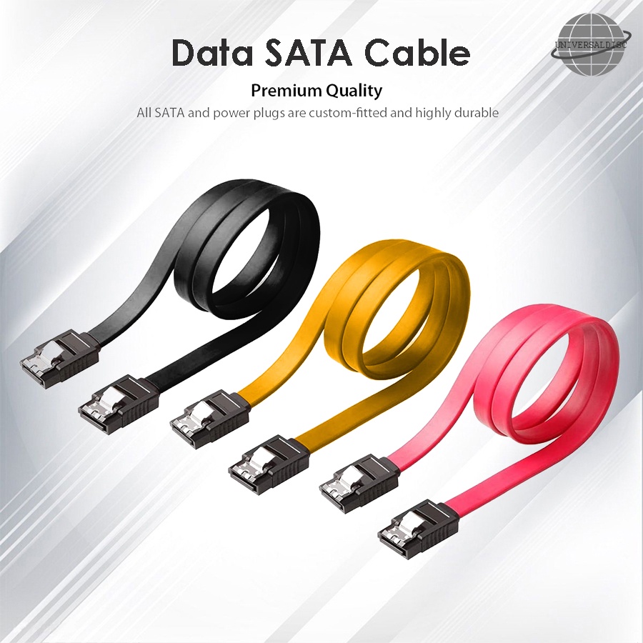 Kabel Data SATA klip besi jepit