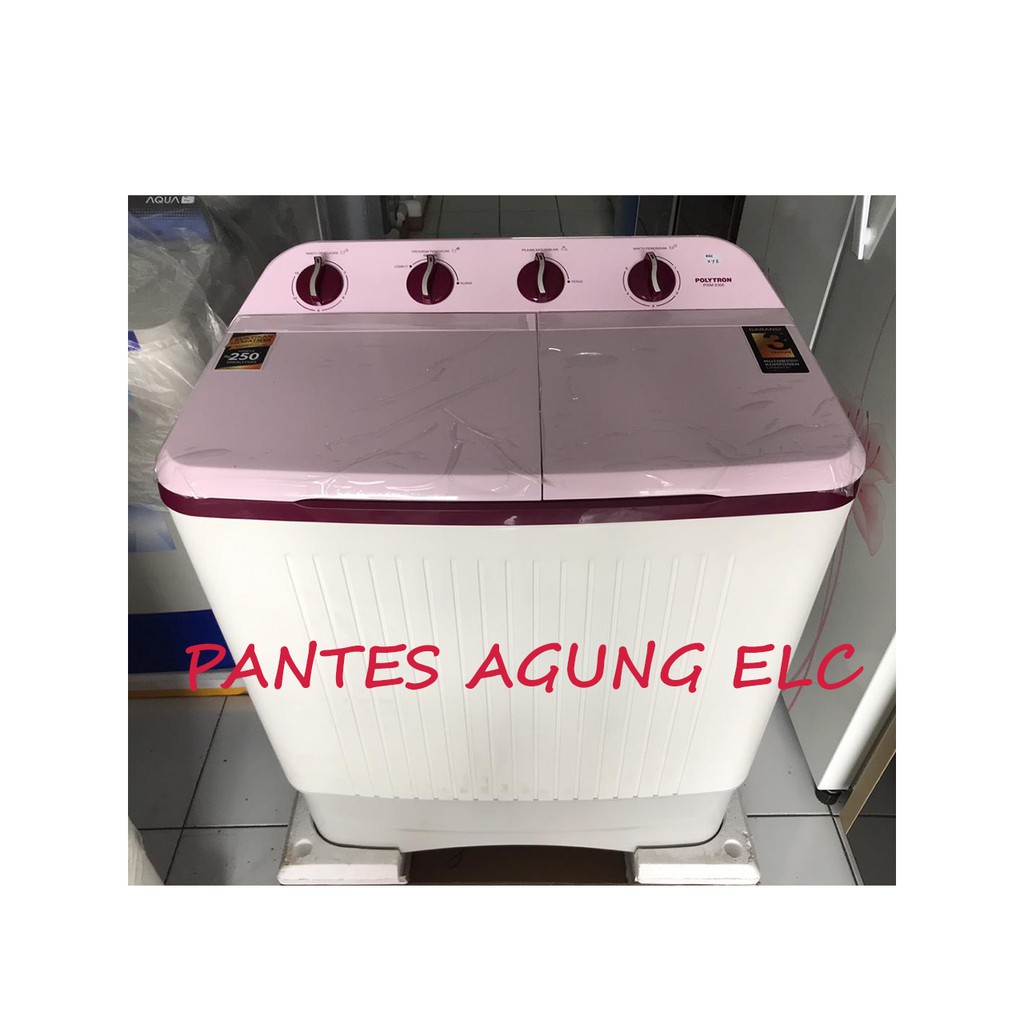 MESIN CUCI 2 TABUNG POLYTRON PWM 8366 / 8363 / PWM 8073 8KG khusus bdg