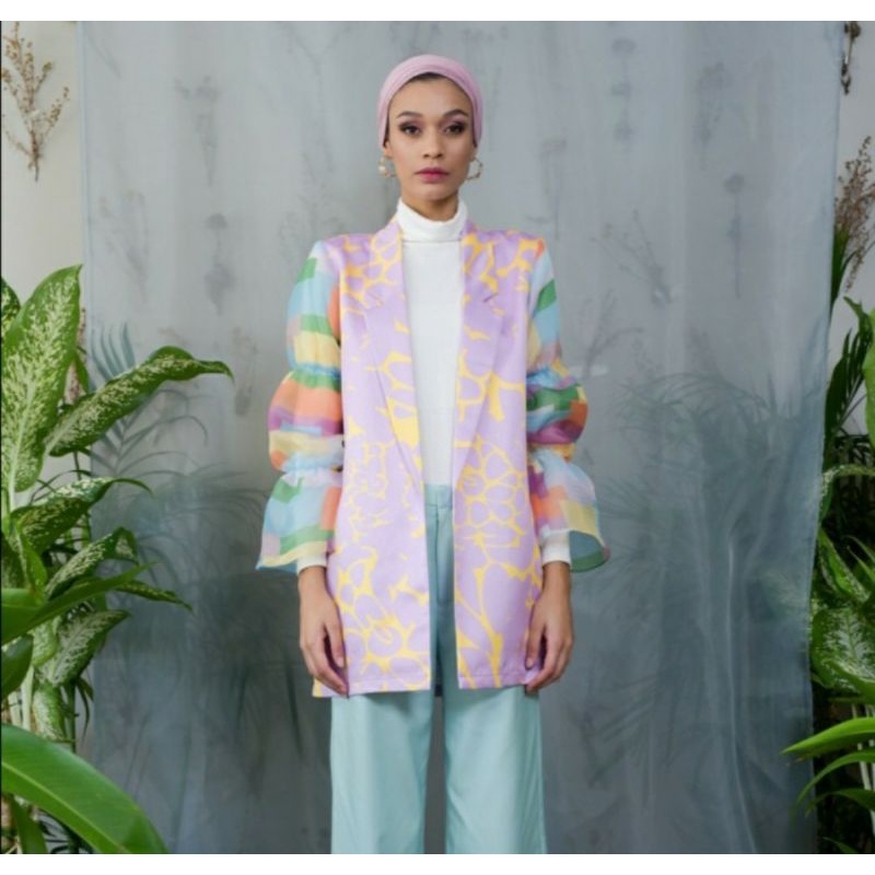 Sideline Outer Tunik Blouse Dress Top Kemeja