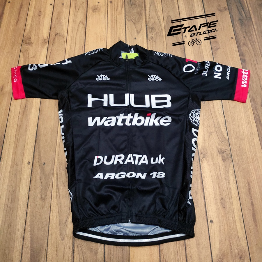 Jersey Road Bike Team Huub Black Baju Sepeda