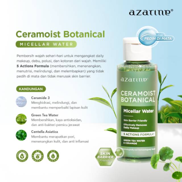 AZARINE CERAMOIST BOTANICAL MICELLAR WATER - 90ML