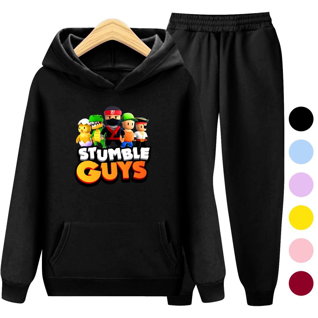 Setelan Sweater Anak + Celana STUMBLE GUYS 05 / Set Sweater Hoodie Anak Laki - Laki Perempuan Kekinian Viral Terbaru