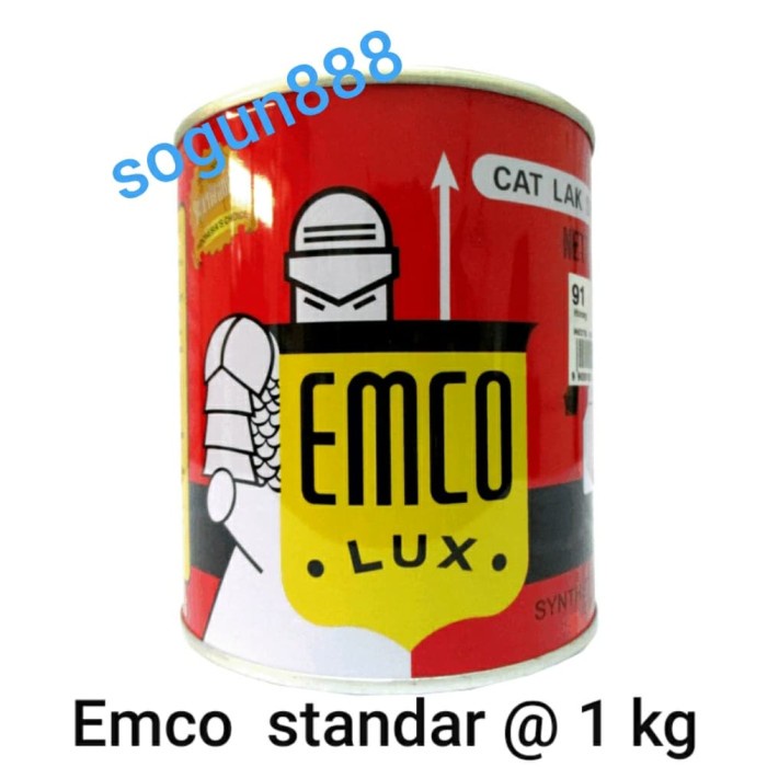 Emco cat kayu dan besi 1 kg . Cat minyak Emco.