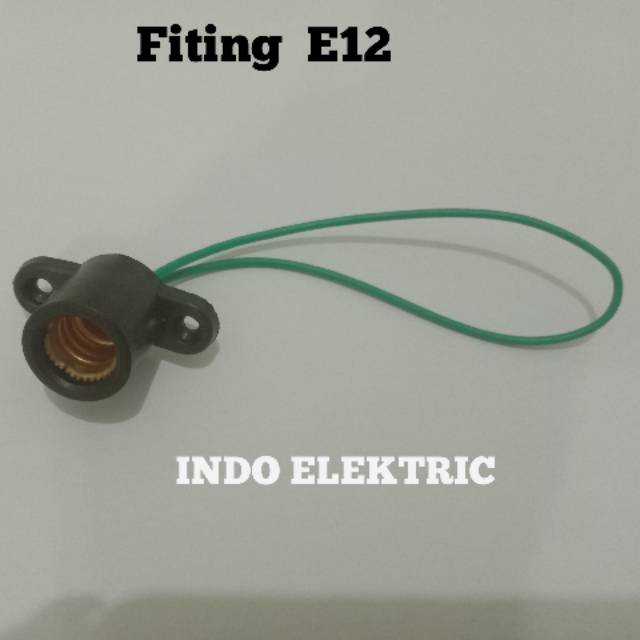 FITING LAMPU TIDUR E12 FITTING BOHLAM CABE KECIL