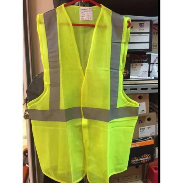 Rompi Polyester Hijau Stabilo