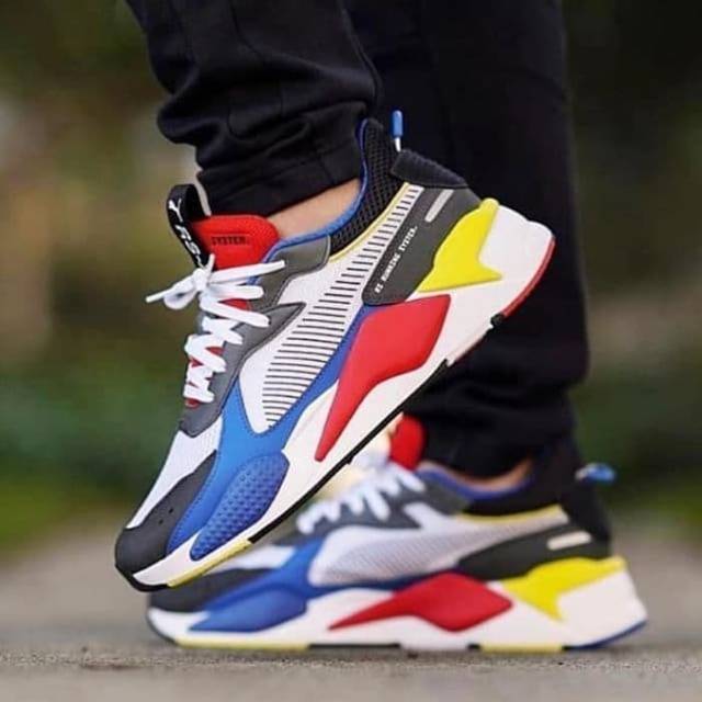 Sepatu Puma RS-X Toys White High Risk Red Premium Original 37 s/d 45