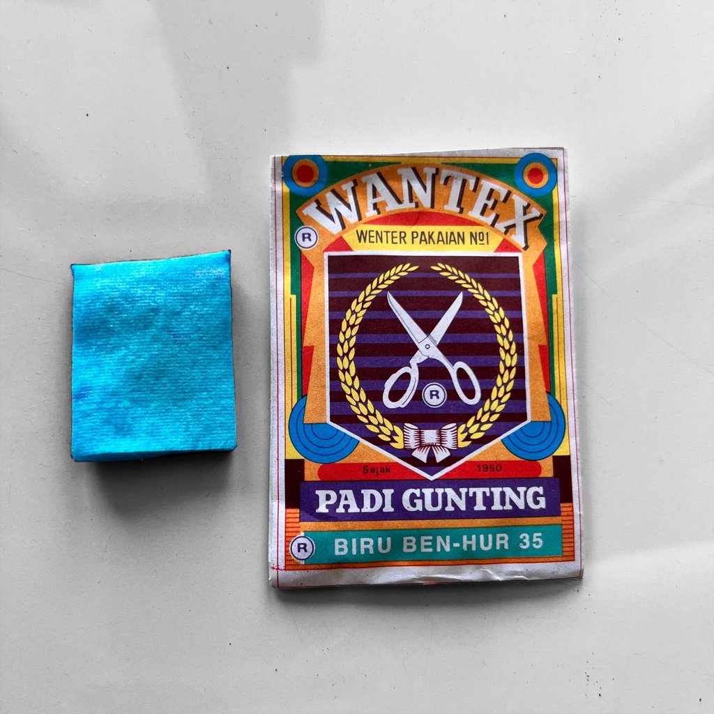 Wantex Biru Benhur 35 Padi Gunting Wenter Pewarna Warna Warni Tie Dye Baju Sumbo Sumba Kain Cotton Satuan Ecer Jumputan Art Celup Wentek Serbuk Coloring Color Jumput Craft Crafting Kerajinan Jeans Sepatu Jaket Sweater Bahan Seni Grosir Prakarya Malang