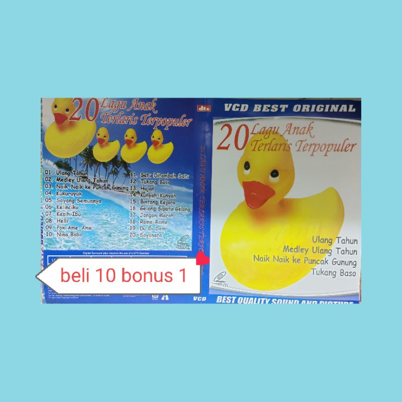Kaset Lagu Anak " 20 Lagu Anak Anak Terlaris Terpopuler "