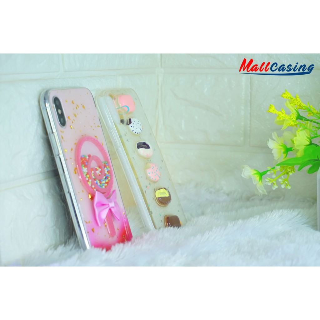 MallCasing - Apple iPhone 6G | 7G+ | XR | XS Max 3 Dimensi Glitter Blink Soft Case