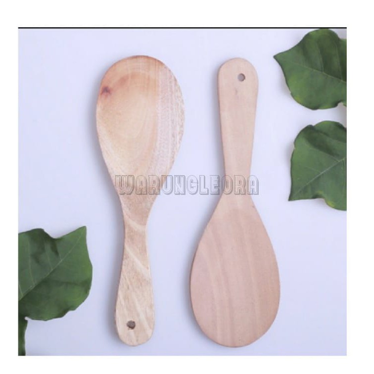 Sendok Nasi / Centong Pendek / Eros Kayu / Centong Nasi Liwet