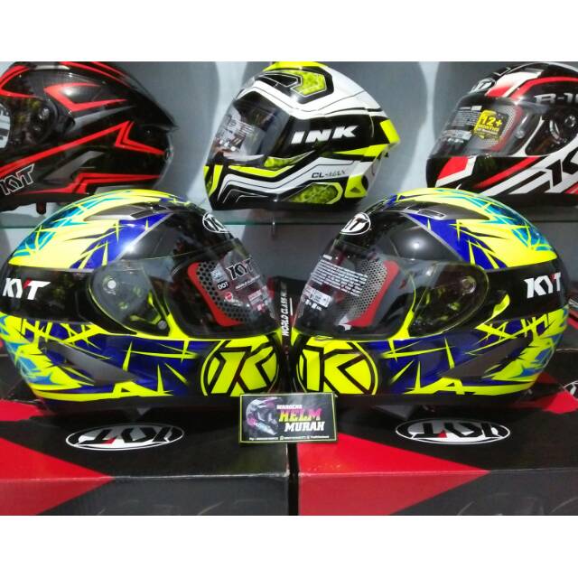 Helm KYT Falcon FR Spike yellow