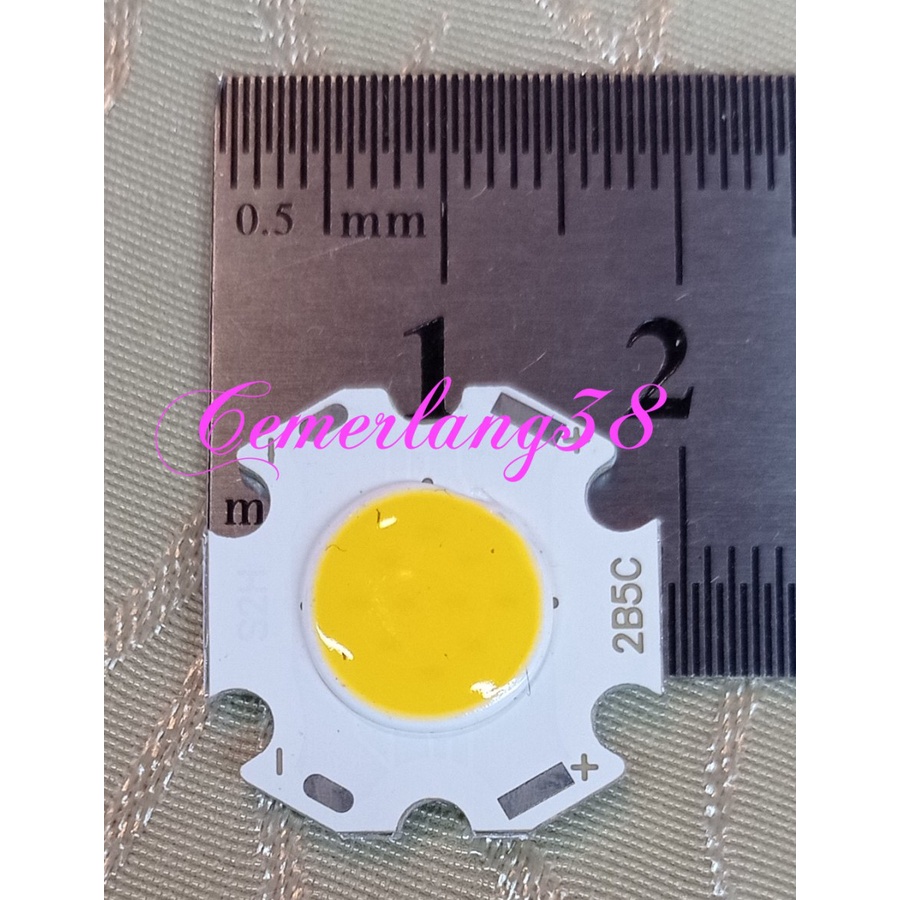 HPL 5W COB / High Power LED 5 Watt Warm White Chips On Board 10-20mm