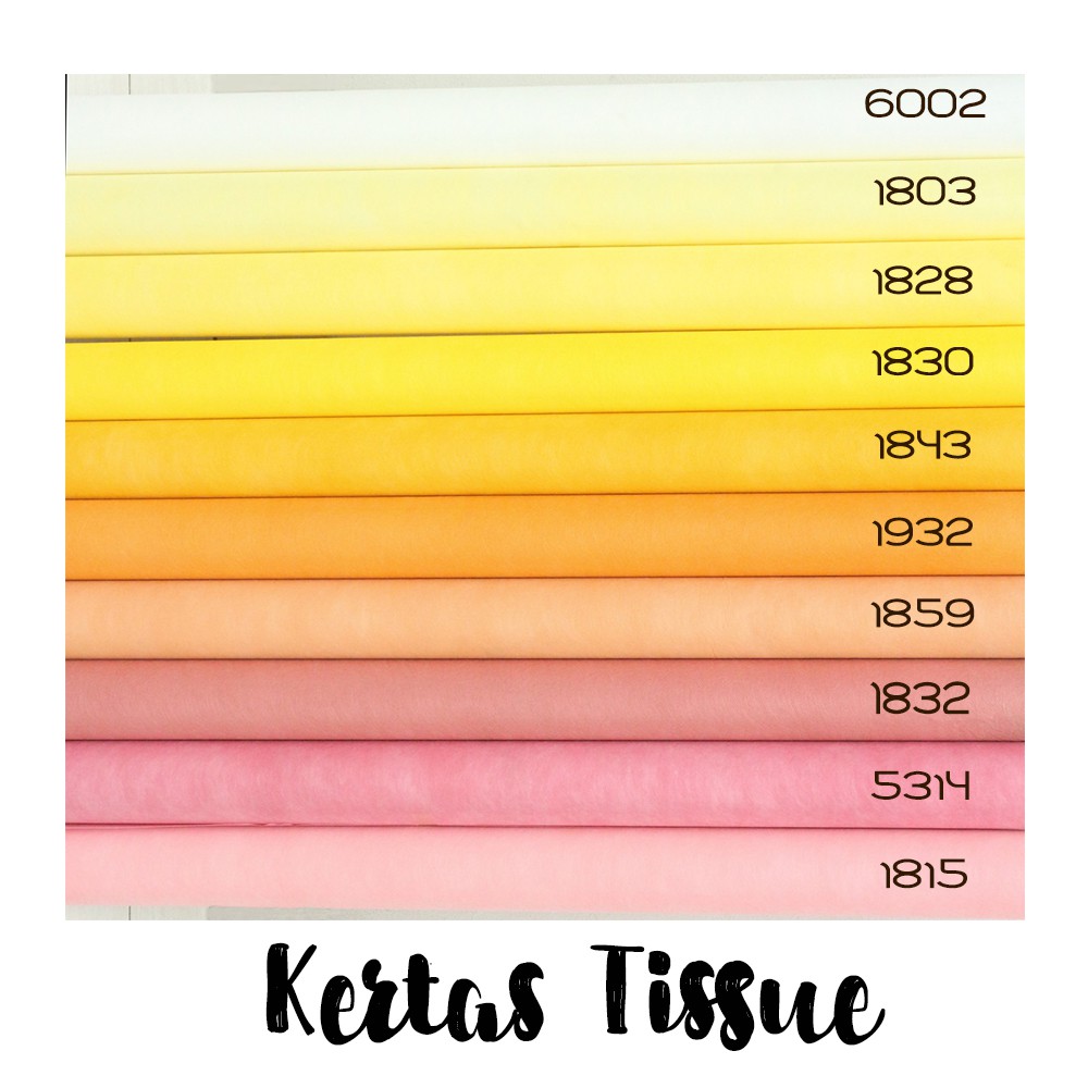 Kertas Tissue 50 Gsm / Flower Wrapping Paper / Kertas   - PER METER