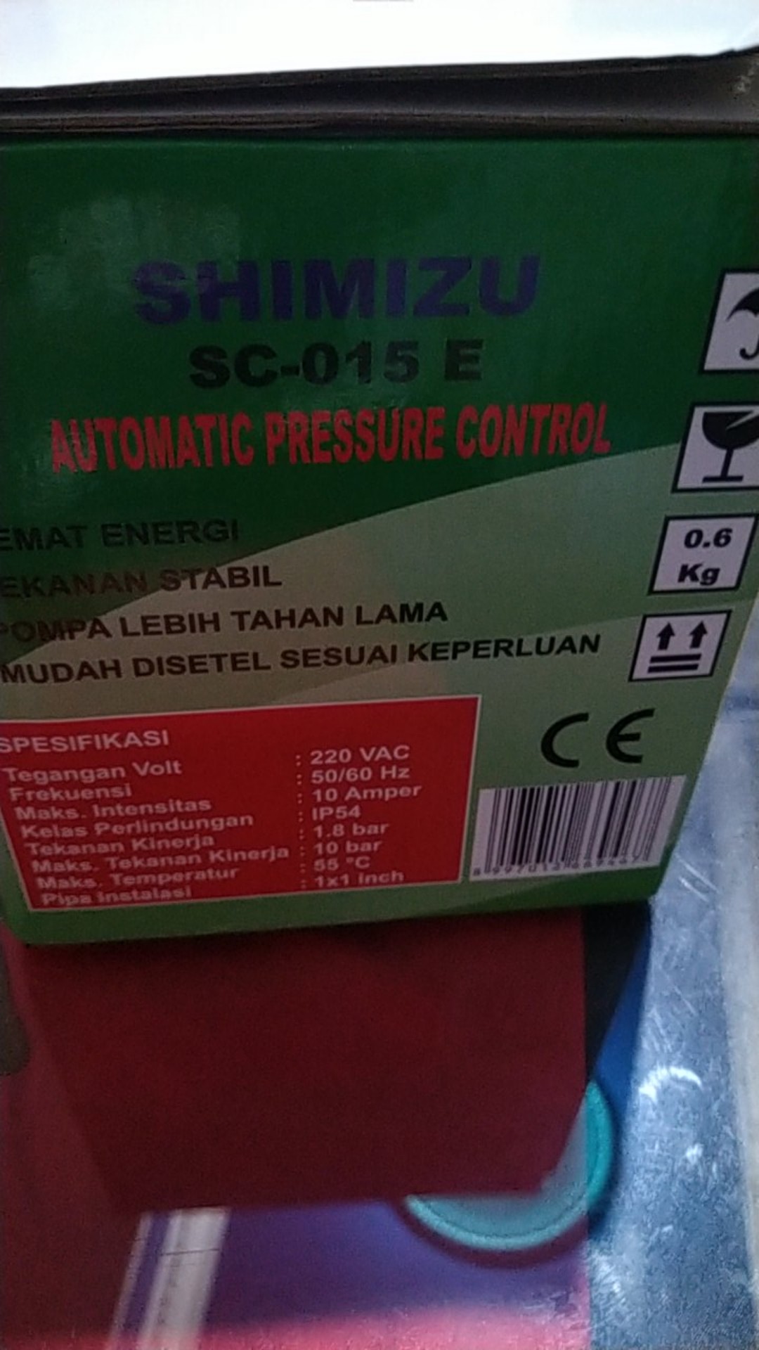 Shimizu Automatic Pressure Control Sc-015 E
