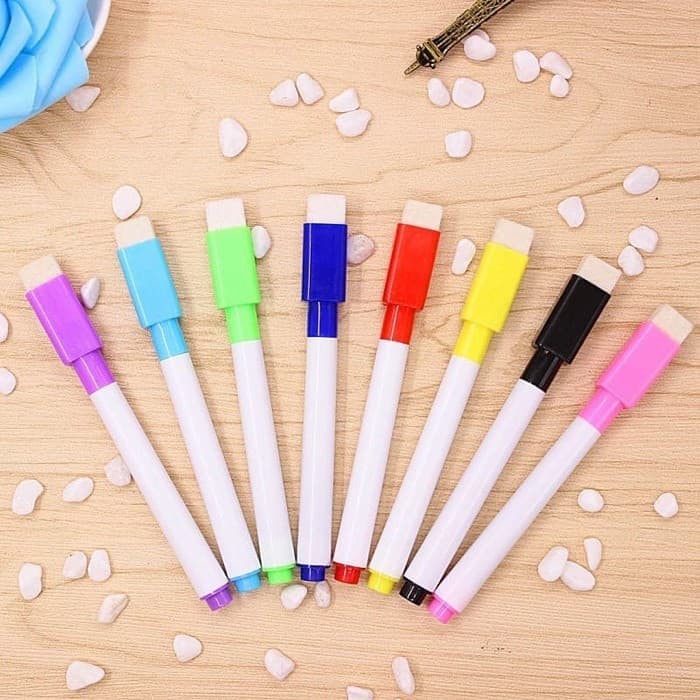 

Promo Spodol Wipeclean Whiteboard Marker Set 8 warna