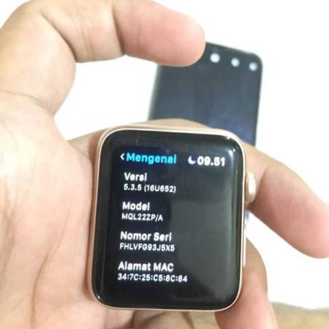 Apple watch series 3 GPS 42 mm Pink BEKAS