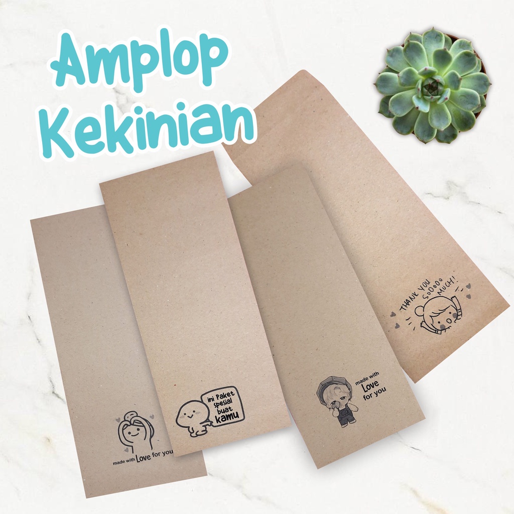 

Amplop coklat Kekinian untuk packing kantong paket Murah Obral