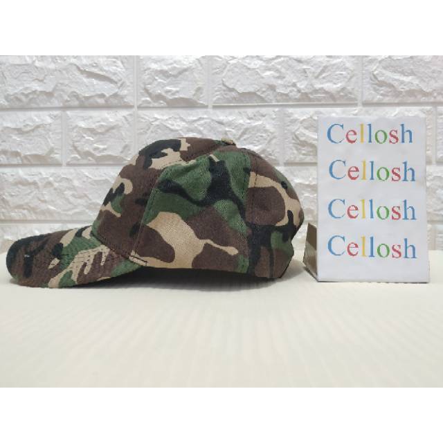 Topi Trucker Army Loreng Camouflage - S8R