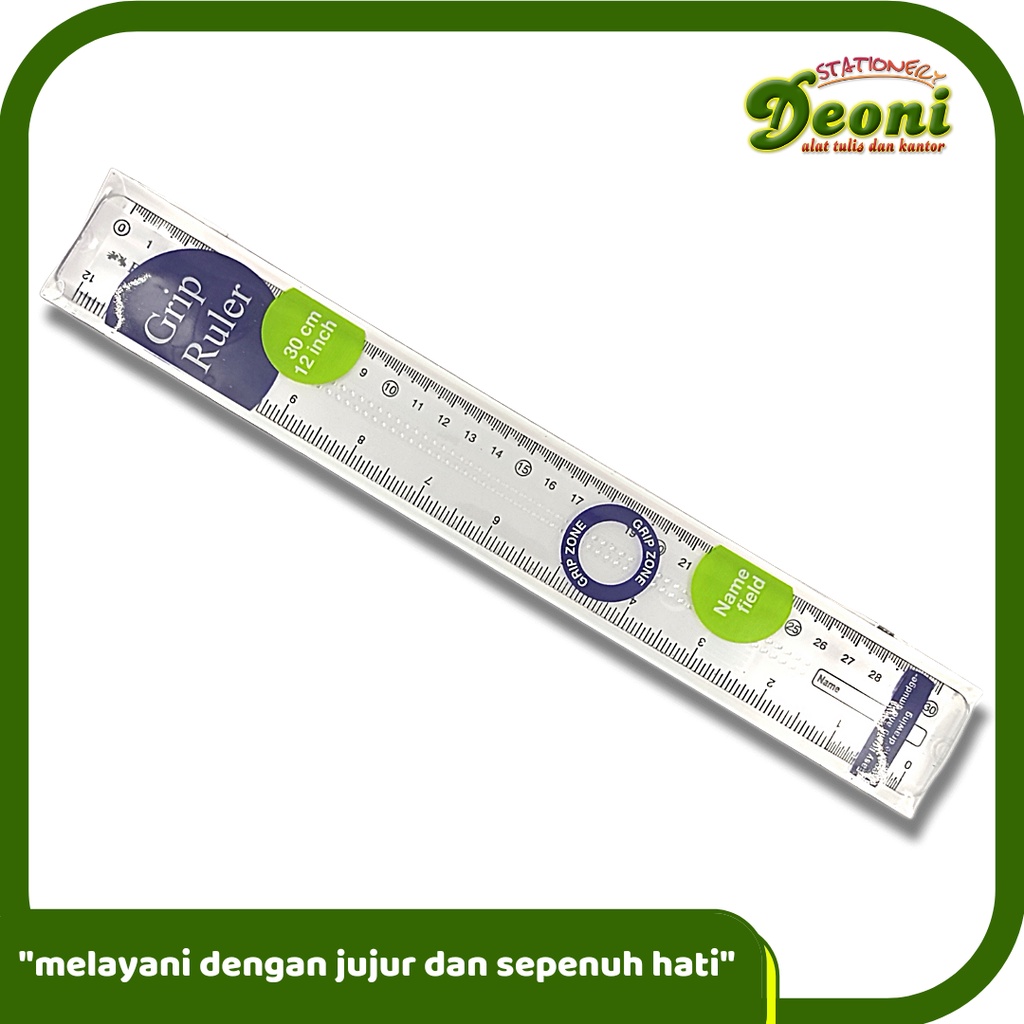 

FABER-CASTELL Grip Ruler Penggaris 30 CM