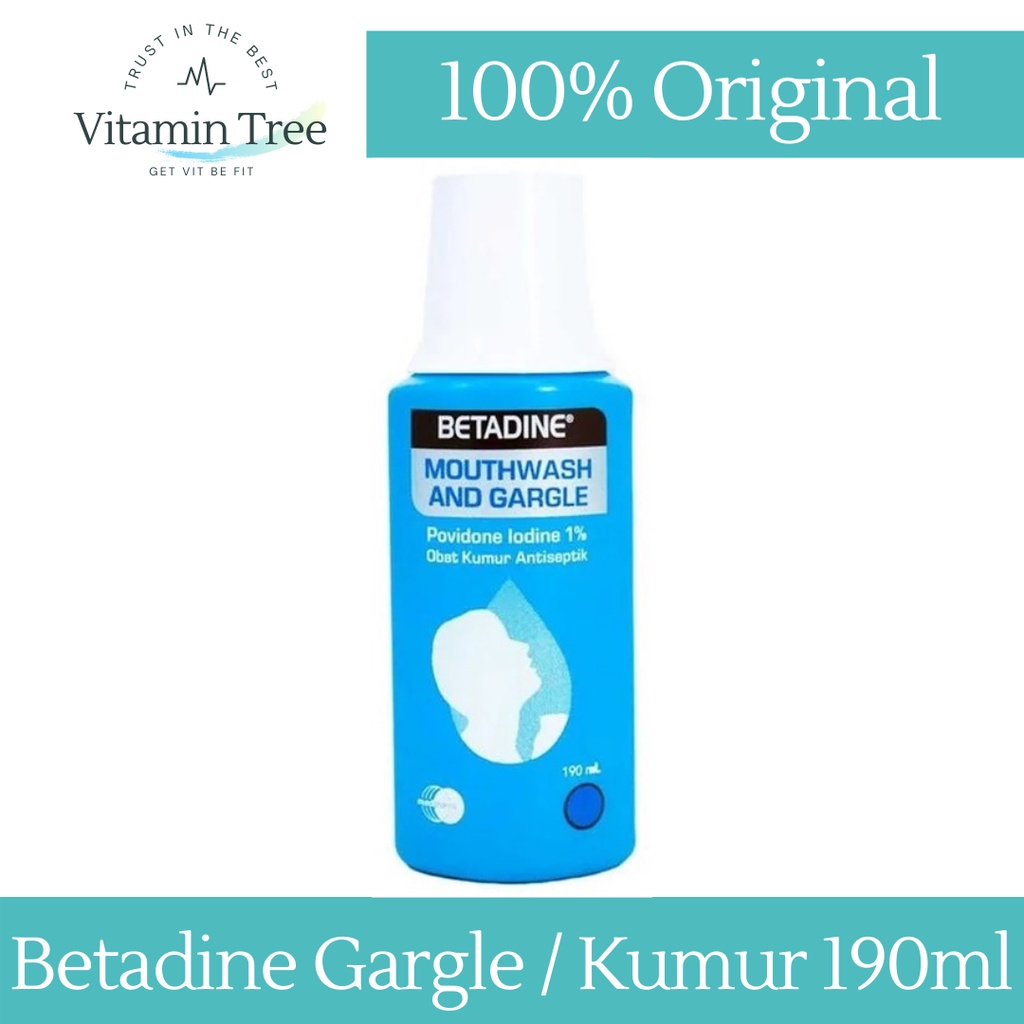 Jual Betadine Mouthwash & Gargle 190ml / Obat Kumur Shopee Indonesia