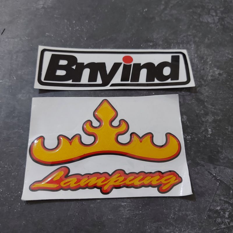 STICKER EMBLEM LOGO LAMPUNG TIMBUL