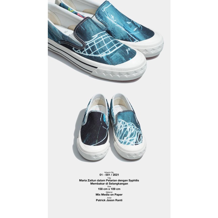 Sepatu Compass x Jason Ranty [Slip on Series]-Artwork 1