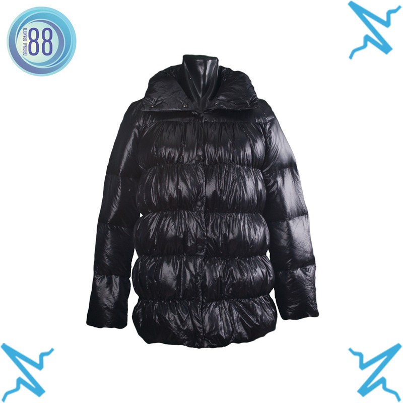 JAKET ZARA WOMEN BLACK JACKET WINTER JAKET BULU ANGSA OBD ZR01