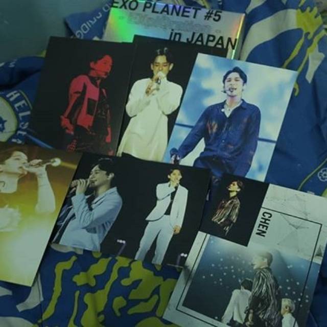 (SHARING GOODS) CHEN POSTCARD EXO PLANET 5 - EXPLORATION DVD IN JAPAN (YOKOHAMA ARENA)
