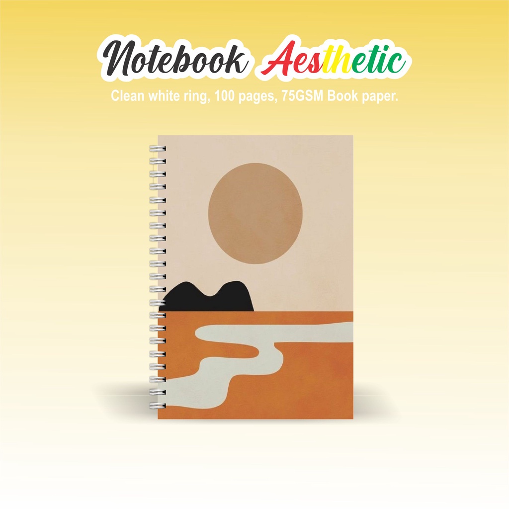 

Notebook Aesthetic BOOKPAPER GRID/KOTAK2#DOTTED/TITIK2#BLANK/POLOS#GARIS/LINE