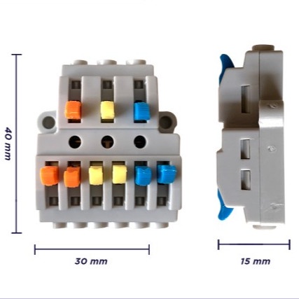 Connector CMK-423-6 Compact Terminal Block Lever Cage 3 to 6 Wire