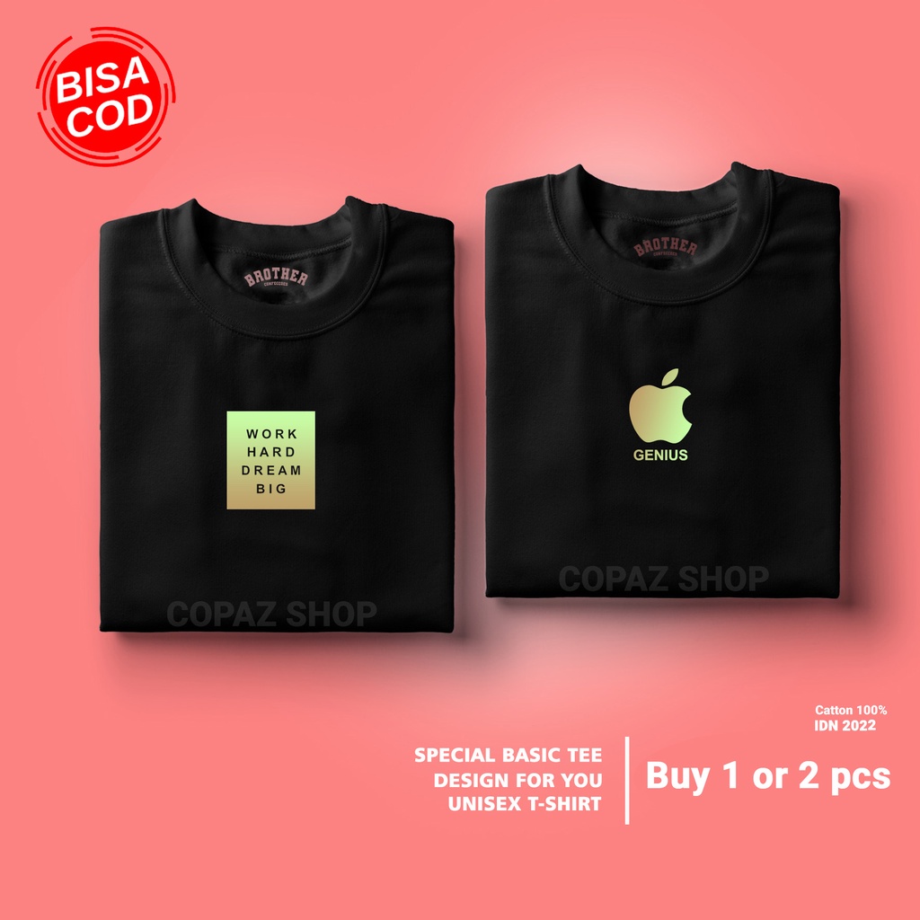 ( PROMO COD ) BROTHER STORE / Kaos Distro Pria Cewek cowok / Kaos Distro100% Catoon Combed 30s / ArticelCCWG