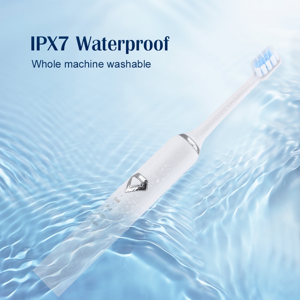 2 IN 1 Electric Tooth Scaler Set / Whiten Teeth Tartar Remover Tool / 3 mode IPX7 Electric Toothbrush * FREE 5 Aksesoris