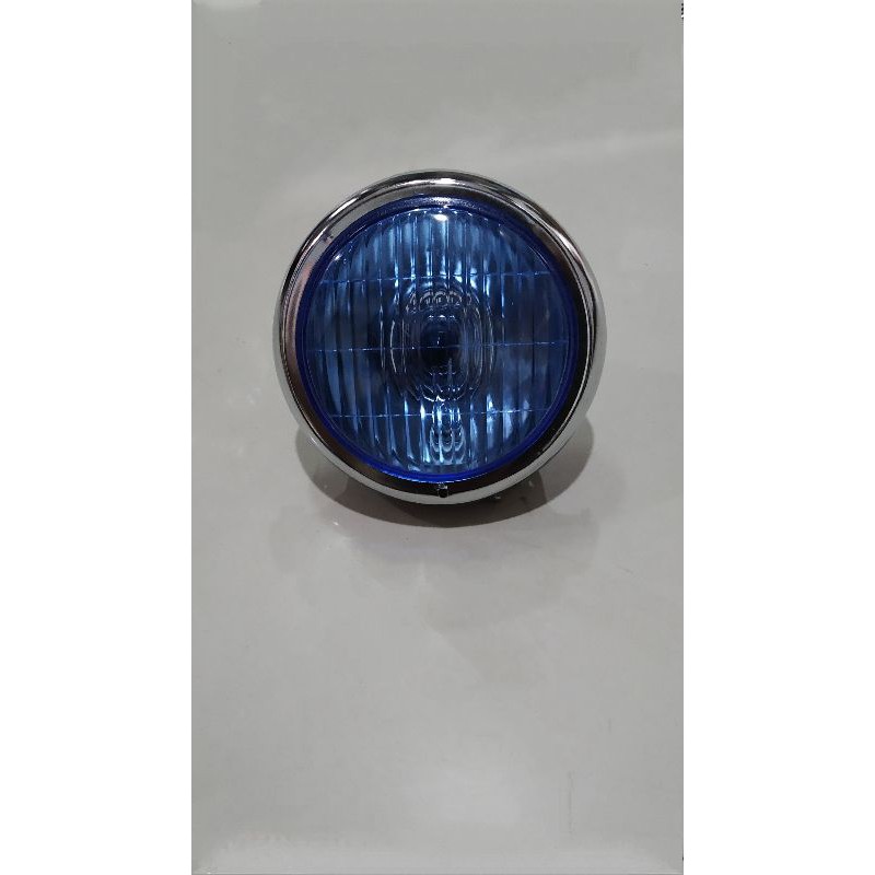 headlamp C70 H4 lampu reflektor C70 H4 kaca warna biru kuning bening