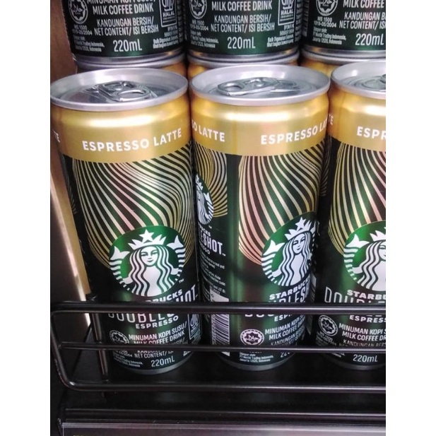 

Starbucks coffee espresso latte drink 220ml minuman kopi can